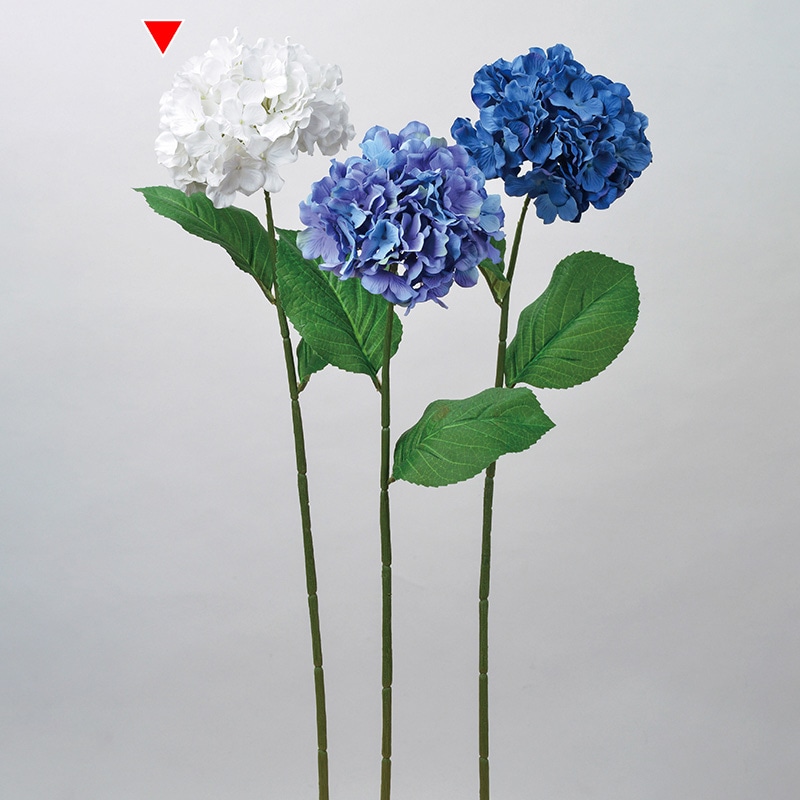 アスカ商会 造花 A-34101　ハイドランジア #001　ホワイト 1本（ご注文単位1本）【直送品】