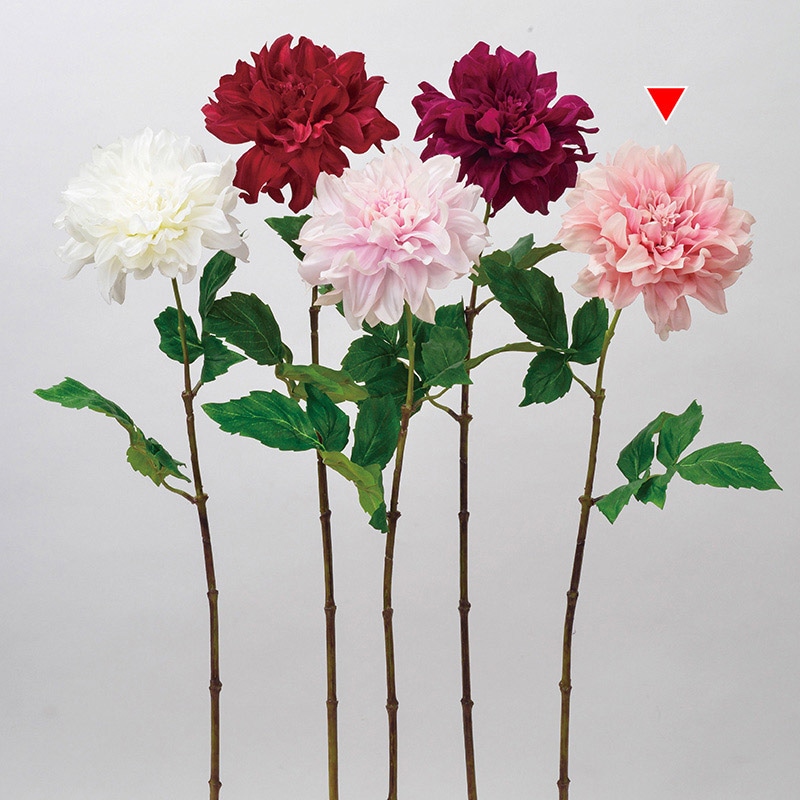 アスカ商会 造花 A-34102 ダリア #055P モ-ブピンク 1本(ご注文単位1本)【直送品】