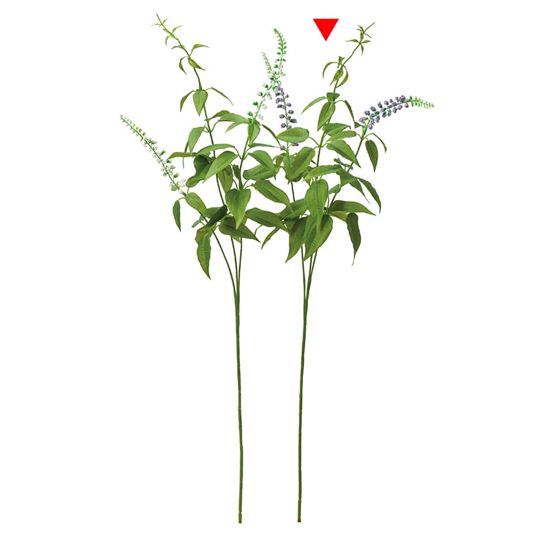 アスカ商会 造花 A-34159　ワイルドフラワー×2 #007　パ-プル 1本（ご注文単位1本）【直送品】