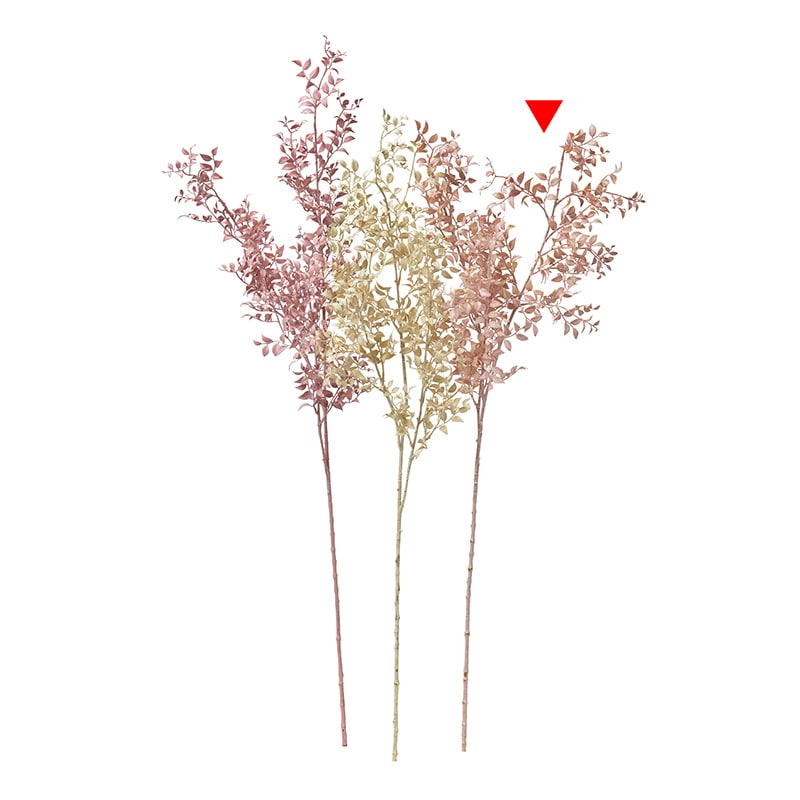 アスカ商会 造花・グリーン A-43653　スマイラックススプレー #013　ライトピンク 1本（ご注文単位1本）【直送品】