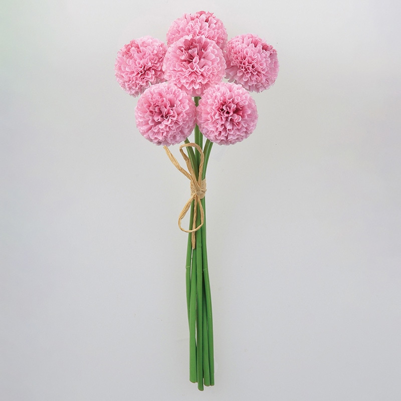 アスカ商会 造花 A-34187　ポンポンマムバンチ #055　モ-ブ 1束（ご注文単位1束）【直送品】