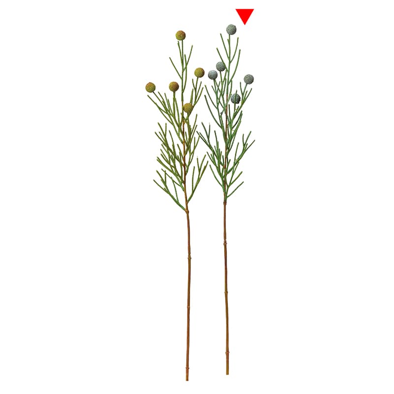 アスカ商会 造花・グリーン A-47918　ベリースプレー #063G　グレイグリ-ン 1本（ご注文単位1本）【直送品】