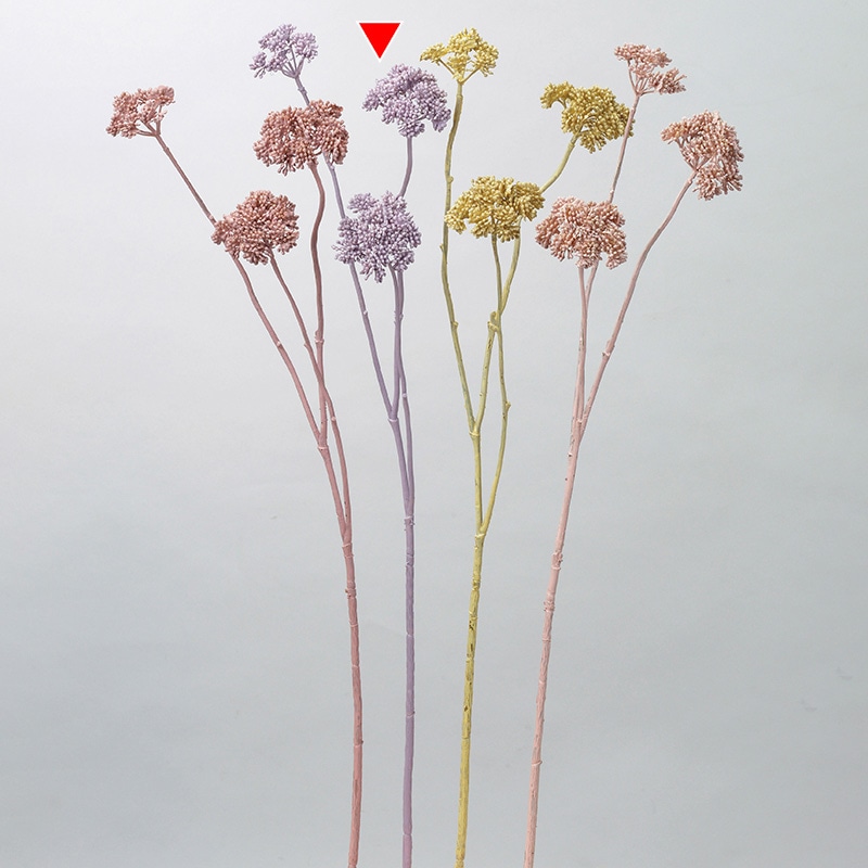 アスカ商会 造花・グリーン A-47927　ディル #007　パ-プル 1本（ご注文単位1本）【直送品】