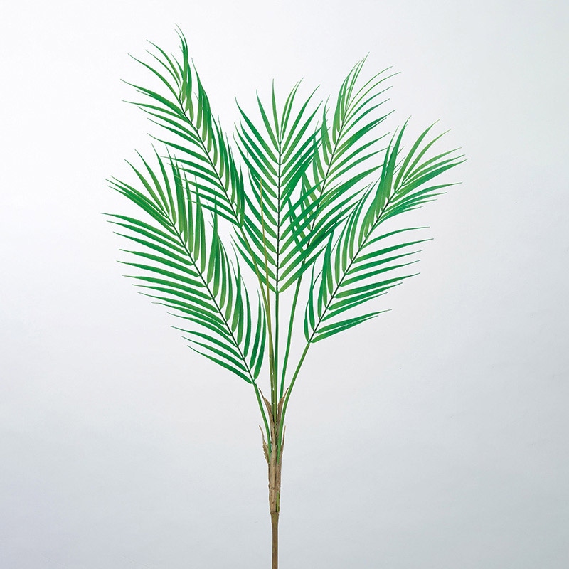 アスカ商会 造花・グリーン A-43689　パームリーフブッシュ #051A　グリ-ン 1本（ご注文単位1本）【直送品】