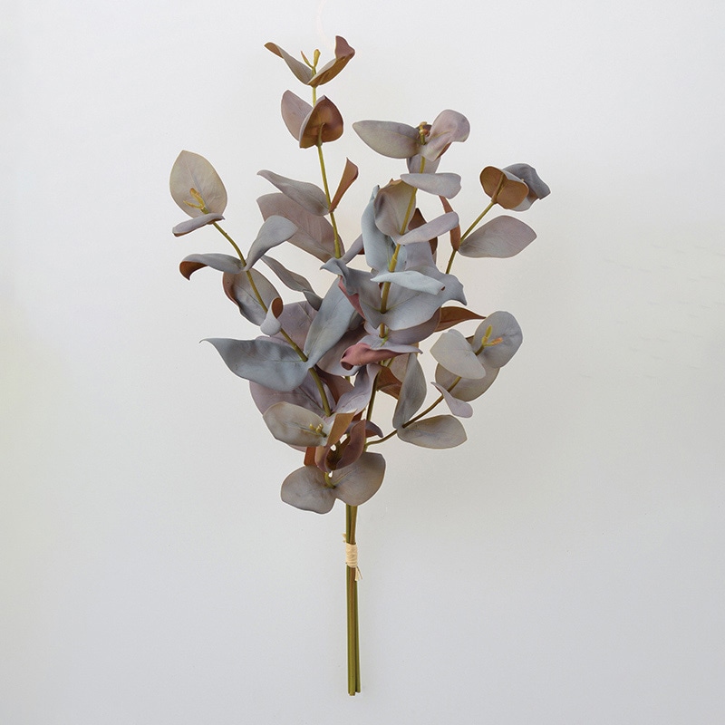 アスカ商会 造花・グリーン A-43745 ユーカリバンチ #063G グレイグリ-ン 1束(ご注文単位1束)【直送品】