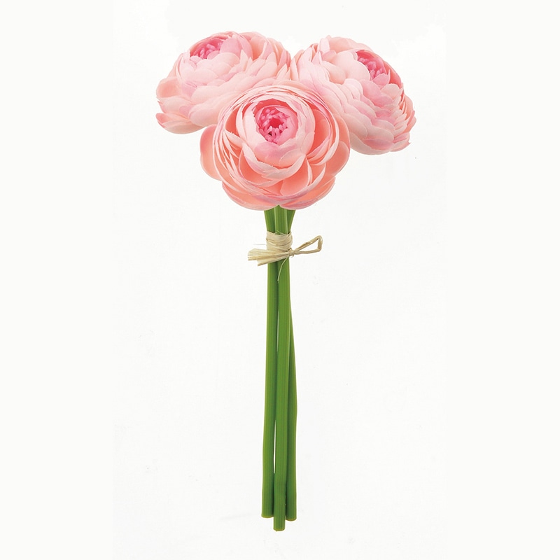 アスカ商会 造花 A-34126　ラナンキュラスバンチ #003　ピンク 1束（ご注文単位1束）【直送品】