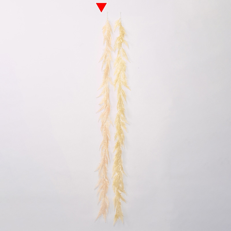 アスカ商会 造花・グリーン A-43760サイプレスリーフガーランド #003S　ソフトピンク 1本（ご注文単位1本）【直送品】