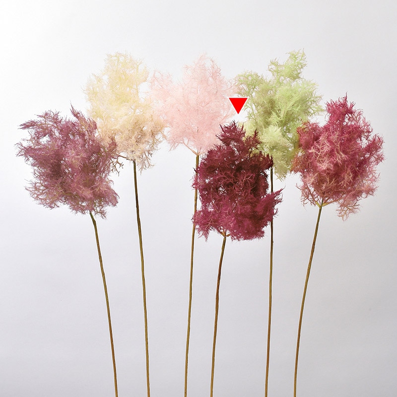 アスカ商会 造花・グリーン A-43746　スモークツリー #015　バ-ガンディ 1本（ご注文単位1本）【直送品】