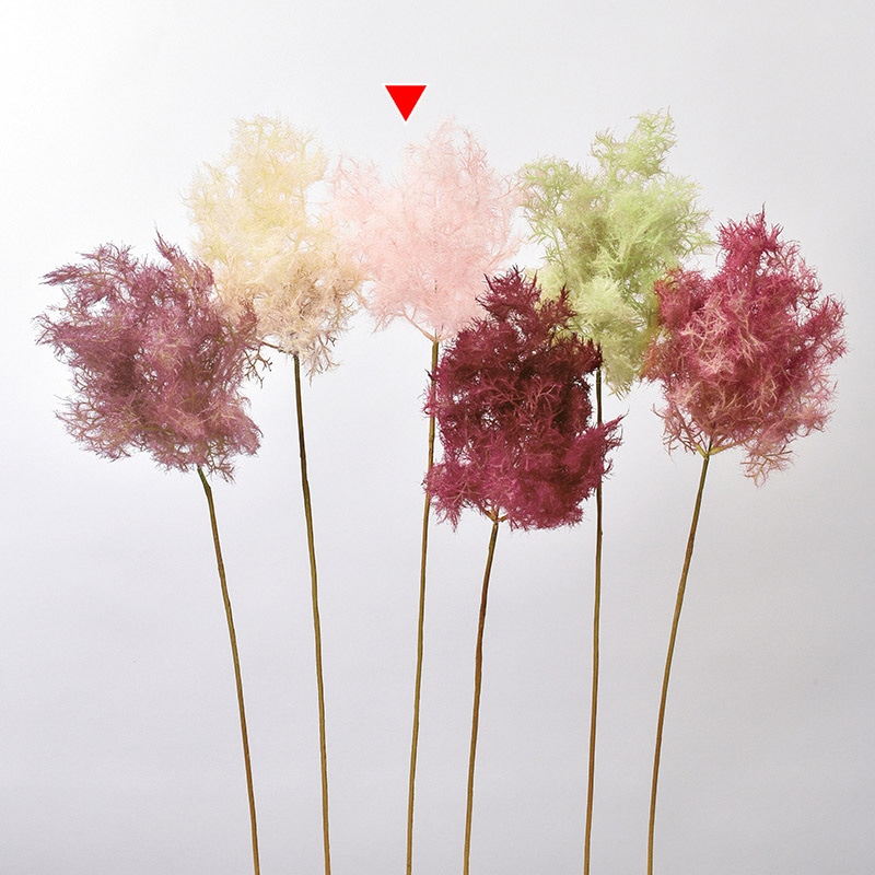 アスカ商会 造花・グリーン A-43746　スモークツリー #013　ライトピンク 1本（ご注文単位1本）【直送品】
