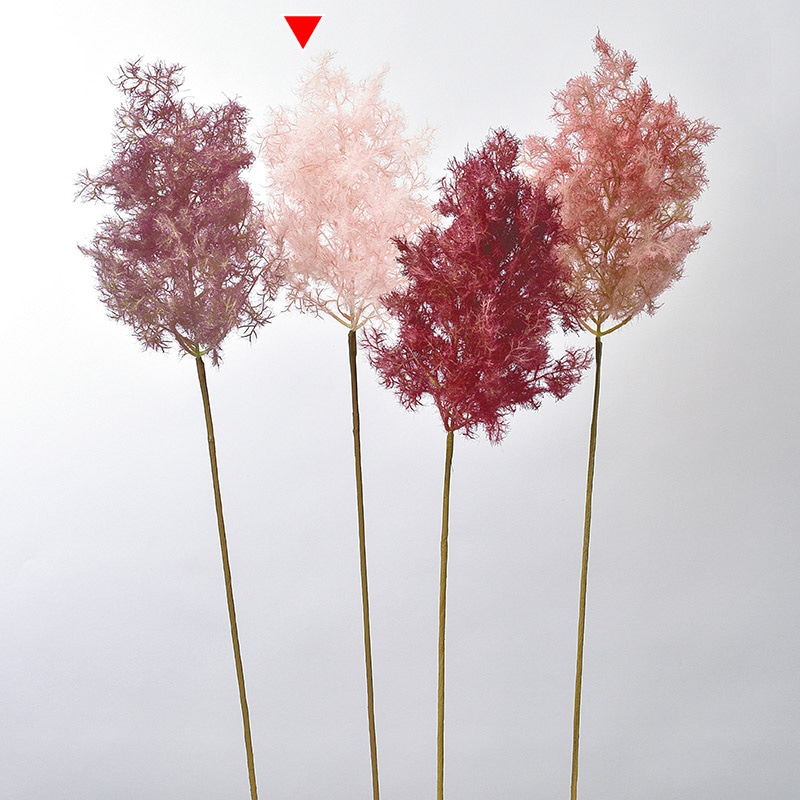 アスカ商会 造花・グリーン A-43619　スモークツリー #013　ライトピンク 1本（ご注文単位1本）【直送品】