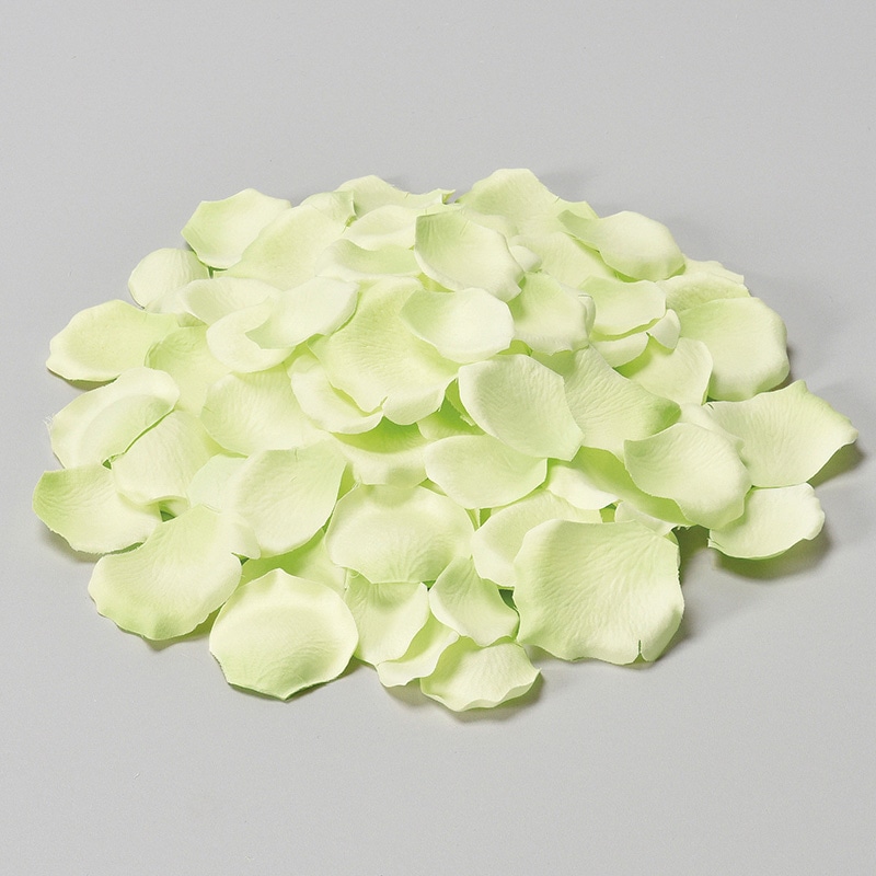アスカ商会 造花 A-15735 ローズペタル #051L ライム 1袋(ご注文単位1袋)【直送品】