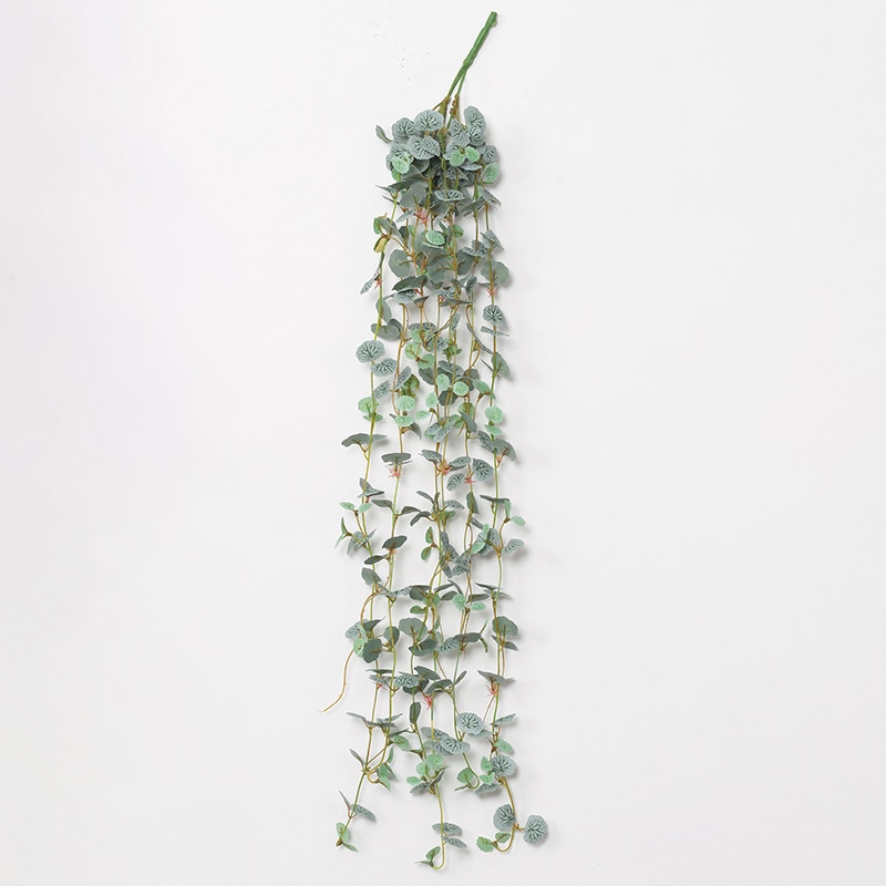 アスカ商会 造花・グリーン A-43672ミニベゴニアハンギングB #063G　グレイグリ-ン 1本（ご注文単位1本）【直送品】