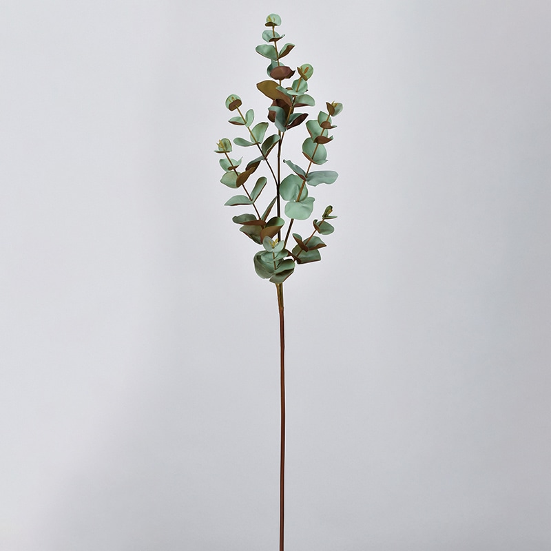 アスカ商会 造花・グリーン A-43791 ユーカリスプレー #053S セ-ジグリ-ン 1本(ご注文単位1本)【直送品】