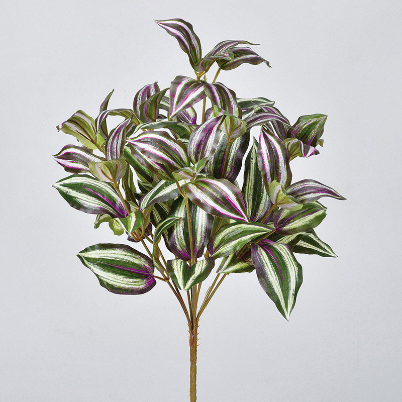 アスカ商会 造花・グリーン A-43816ワンダリングジューブッシュ #053P　グリーンパープル 1本（ご注文単位1本）【直送品】