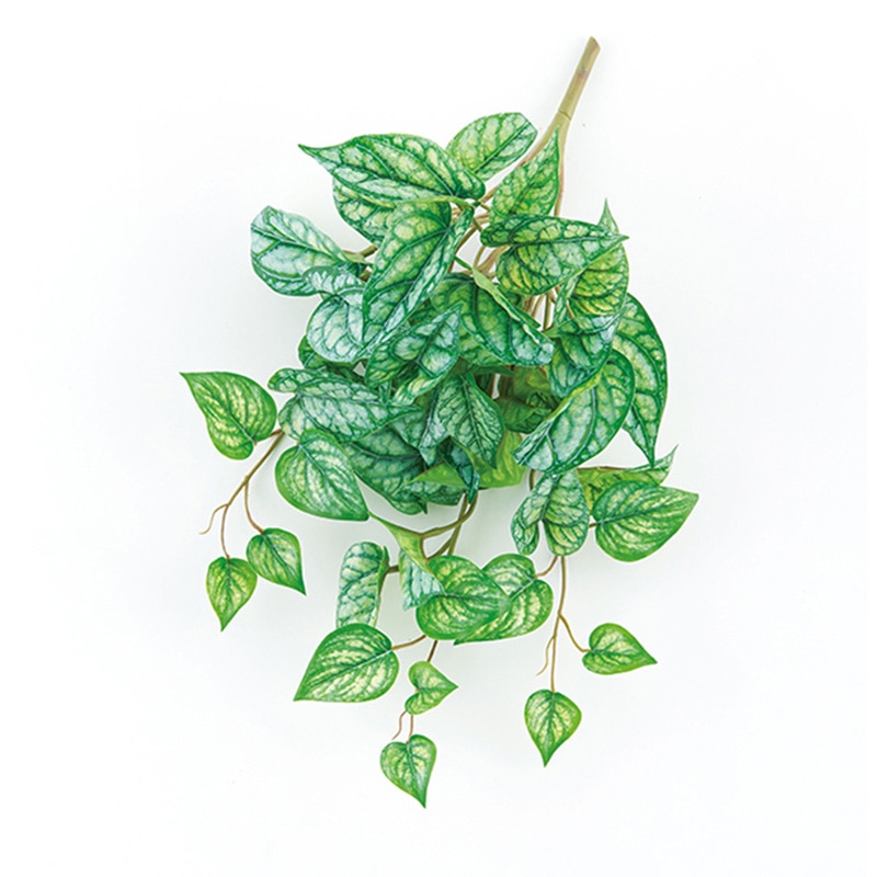 アスカ商会 造花・グリーン A-43818 リーフブッシュ #052T ツ-トングリ-ン 1本(ご注文単位1本)【直送品】