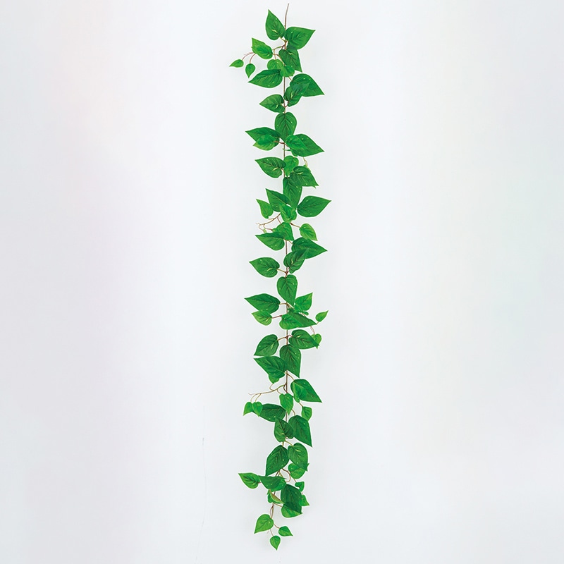 アスカ商会 造花・グリーン A-43822 ポトスガーランド #053 グリ-ンイエロ- 1本(ご注文単位1本)【直送品】