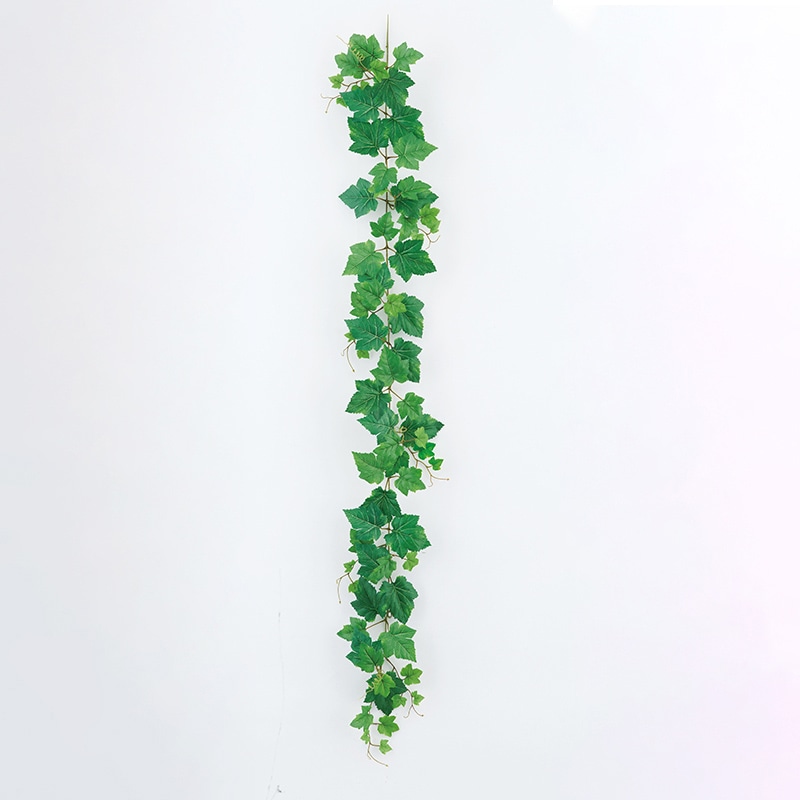 アスカ商会 造花・グリーン A-43825 グレープリーフガーランド #051A グリ-ン 1本(ご注文単位1本)【直送品】