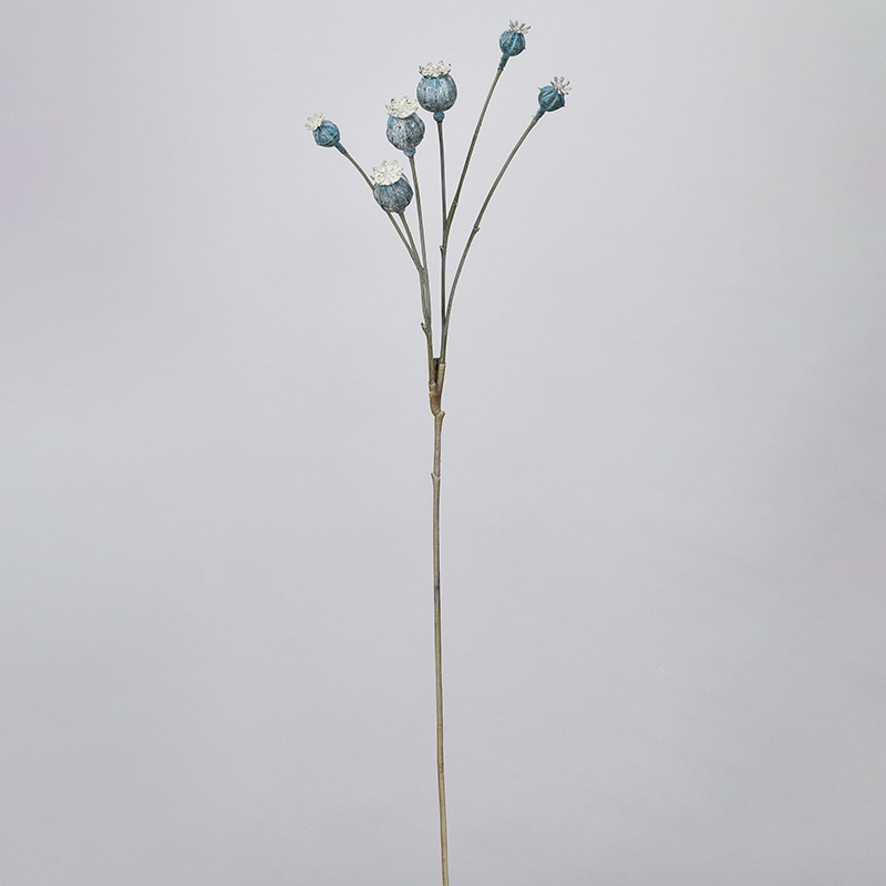 アスカ商会 造花・グリーン A-47939 ポピーシードスプレー #009 ブル- 1本(ご注文単位1本)【直送品】