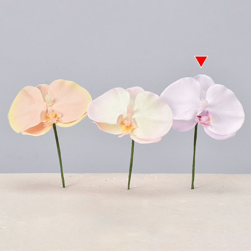 アスカ商会 造花 A-34238　コチョウランピック　L #016　ライトラベンダー 1本（ご注文単位1本）【直送品】