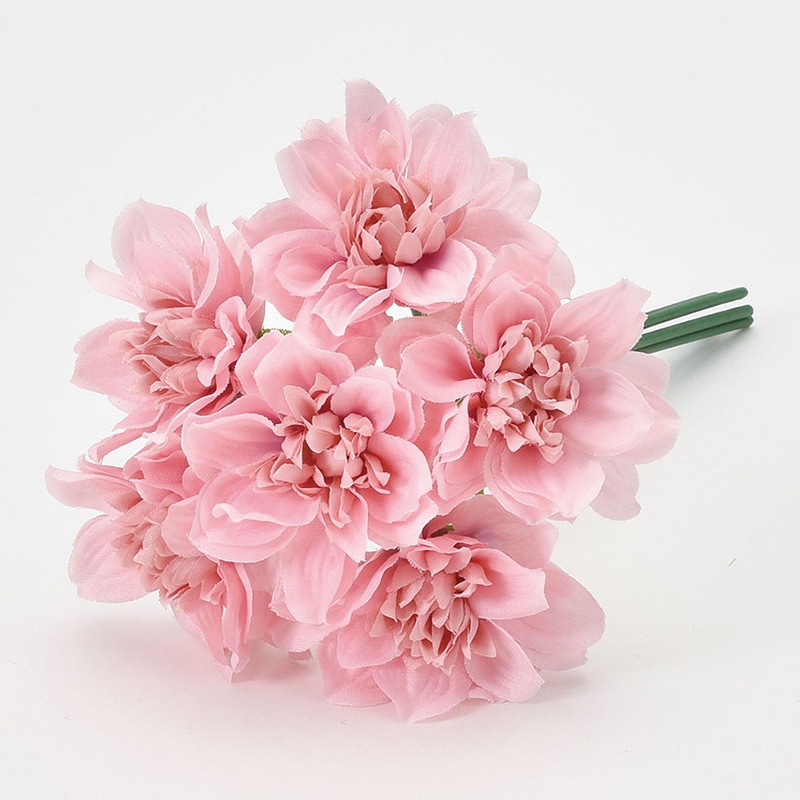 アスカ商会 造花 A-34239　ダリアバンドル #003A　アンティークピンク 1束（ご注文単位1束）【直送品】