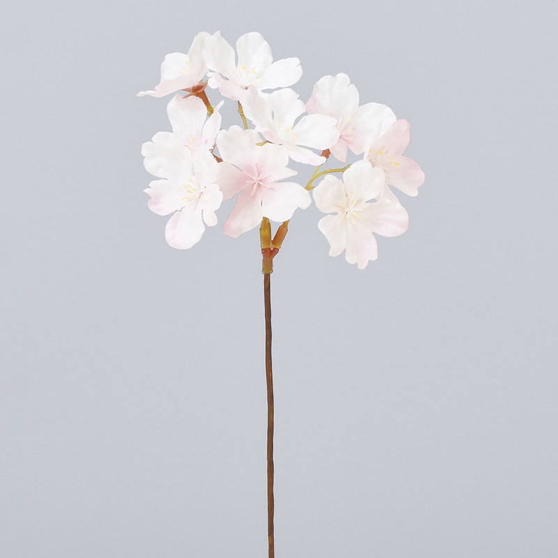 アスカ商会 造花 A-34280　桜ピック×9 #001P　ホワイトピンク 1本（ご注文単位1本）【直送品】