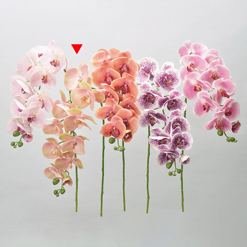 アスカ商会 造花 A-34290コチョウラン #003G　ピンクグリ-ン 1本（ご注文単位1本）【直送品】