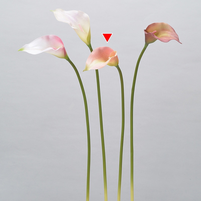 アスカ商会 造花 A-34317　カラーリリィ #004G　ピ-チグリ-ン 1本（ご注文単位1本）【直送品】