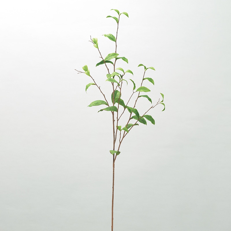 アスカ商会 造花・グリーン A-43945　ローレル #051A　グリ-ン 1本（ご注文単位1本）【直送品】