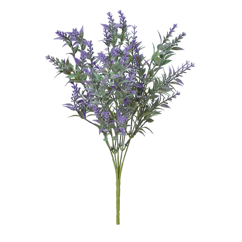 アスカ商会 造花 A-34298 ラベンダーブッシュ #006 ラベンダ- 1本(ご注文単位1本)【直送品】