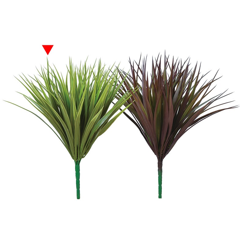 アスカ商会 造花・グリーン A-43935　ワイルドグラスブッシュ #051A　グリ-ン 1本（ご注文単位1本）【直送品】