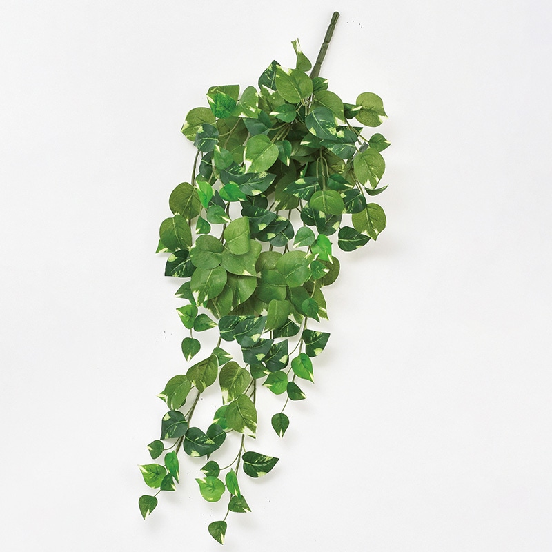 アスカ商会 造花・グリーン A-43886 フィロブッシュ #053A クリームグリーン 1本(ご注文単位1本)【直送品】