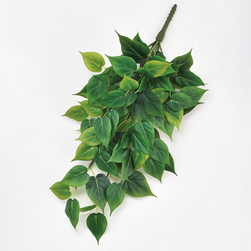 アスカ商会 造花・グリーン A-43916フィロリーフHブッシュ #051A グリ-ン 1本(ご注文単位1本)【直送品】