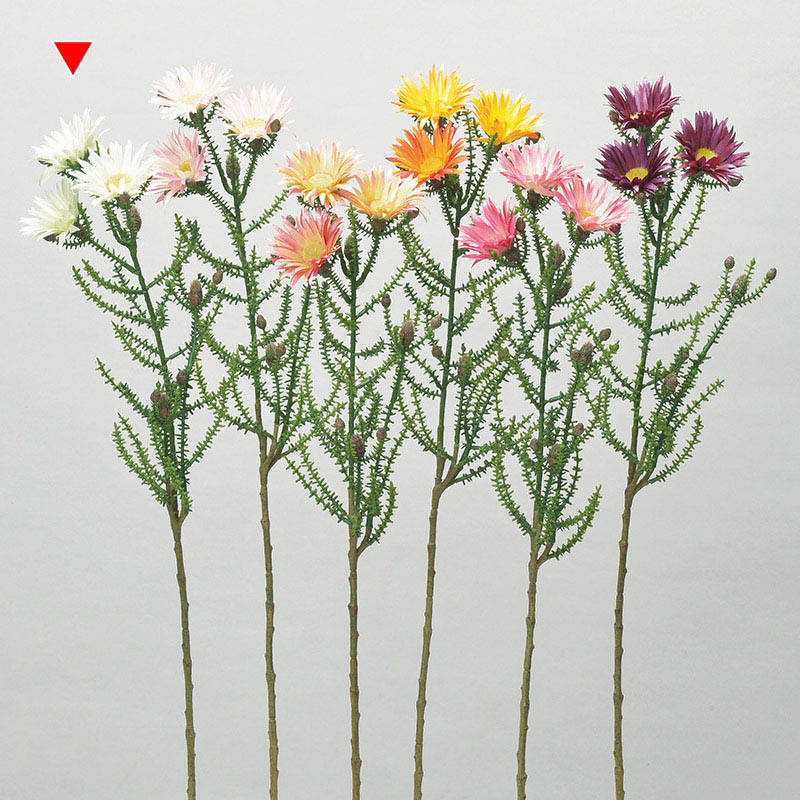 アスカ商会 造花 A-34337 フェノコマ×3 #001 ホワイト 1本(ご注文単位1本)【直送品】