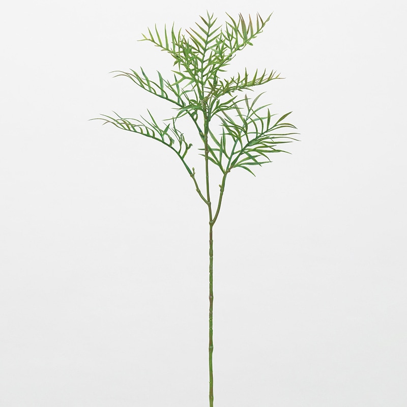 アスカ商会 造花・グリーン A-43957　グレビレアリーフ #051A　グリ-ン 1本（ご注文単位1本）【直送品】