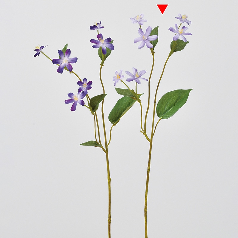 アスカ商会 造花 A-34344 ミニフラワースプレー×6 #007B ライトパ-プル 1本(ご注文単位1本)【直送品】