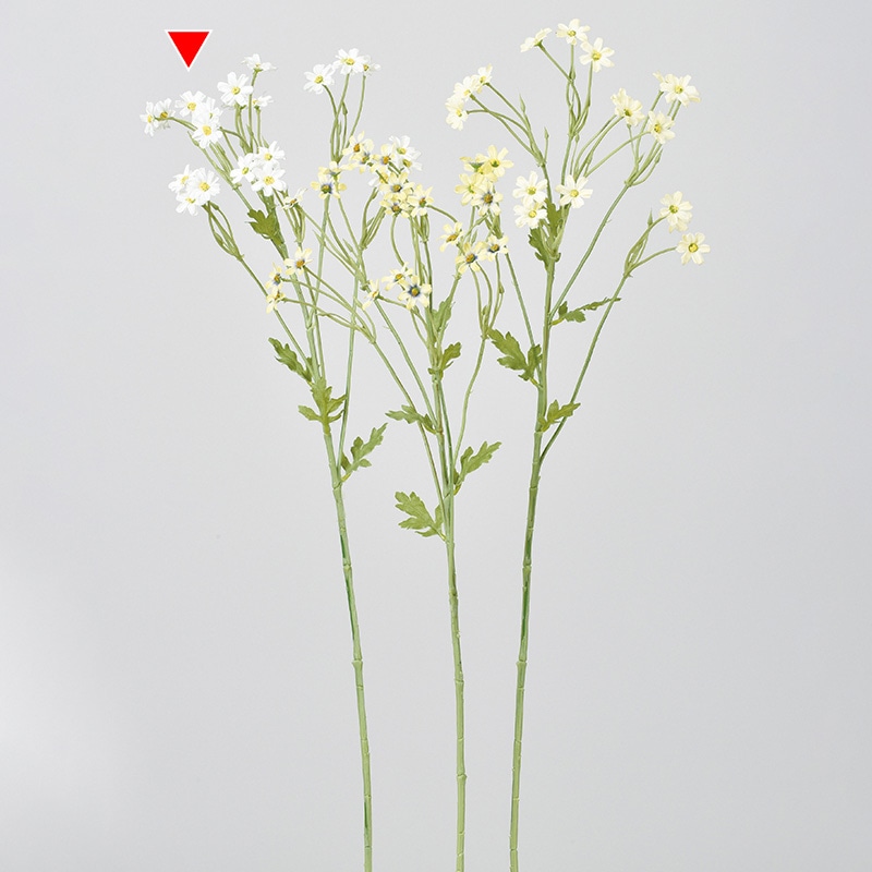 アスカ商会 造花 A-34390　デイジー×21 #001　ホワイト 1本（ご注文単位1本）【直送品】