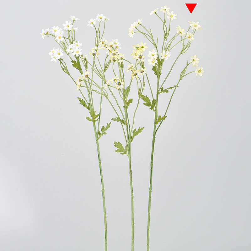 アスカ商会 造花 A-34390　デイジー×21 #020　ソフトイエロ- 1本（ご注文単位1本）【直送品】