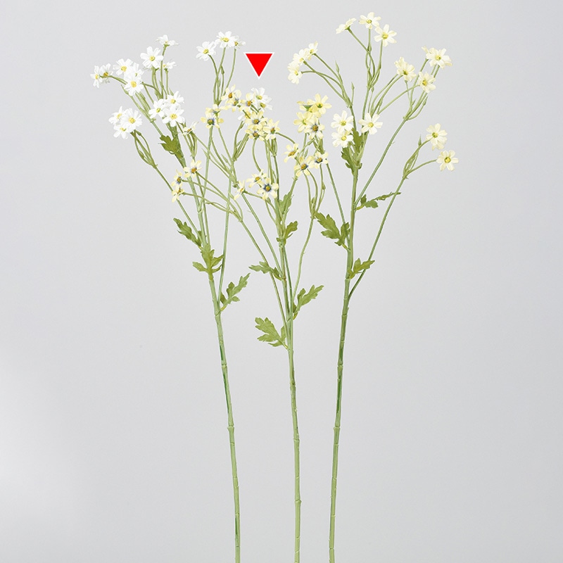 アスカ商会 造花 A-34390　デイジー×21 #010V　イエローバイオレット 1本（ご注文単位1本）【直送品】