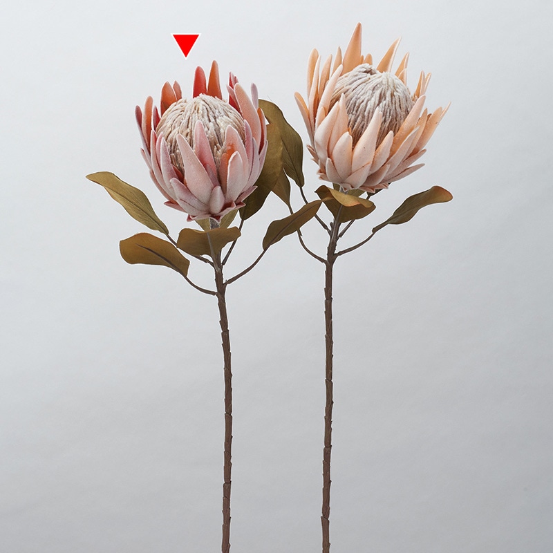 アスカ商会 造花 A-34419　プロテア #003M　ピンクモーブ 1本（ご注文単位1本）【直送品】