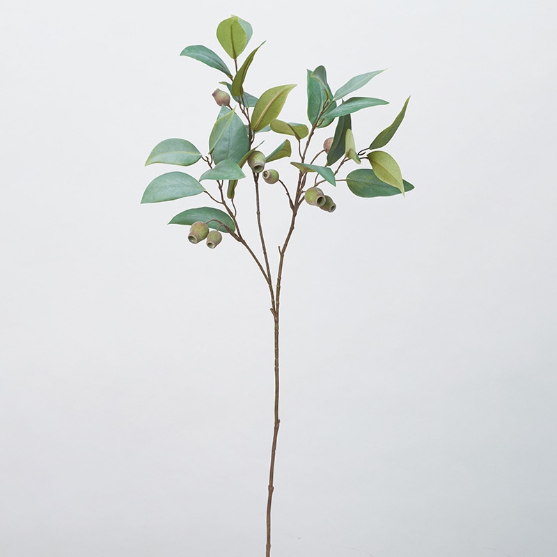 アスカ商会 造花・グリーン A-43997　ユーカリ #051A　グリーン 1本（ご注文単位1本）【直送品】
