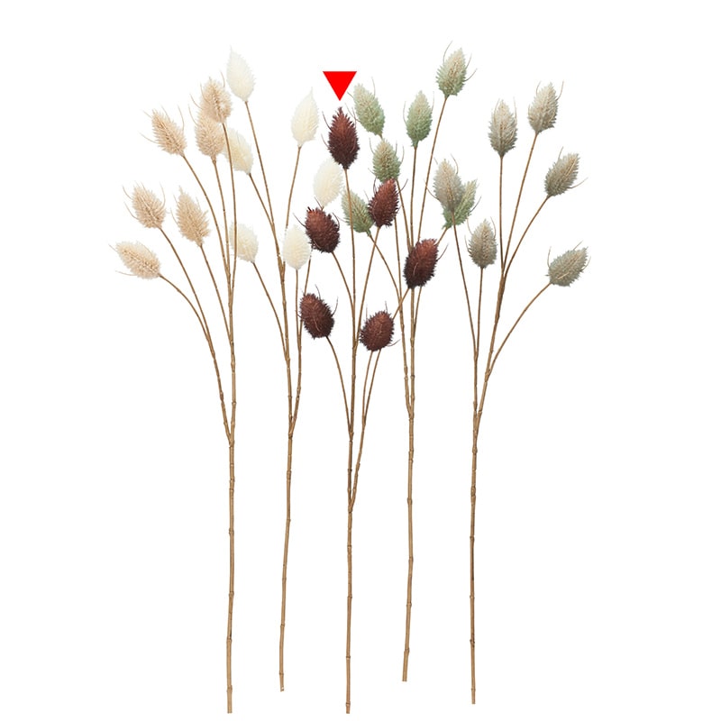 アスカ商会 造花・グリーン A-43998 ラグラス #028D ダークブラウン 1本(ご注文単位1本)【直送品】