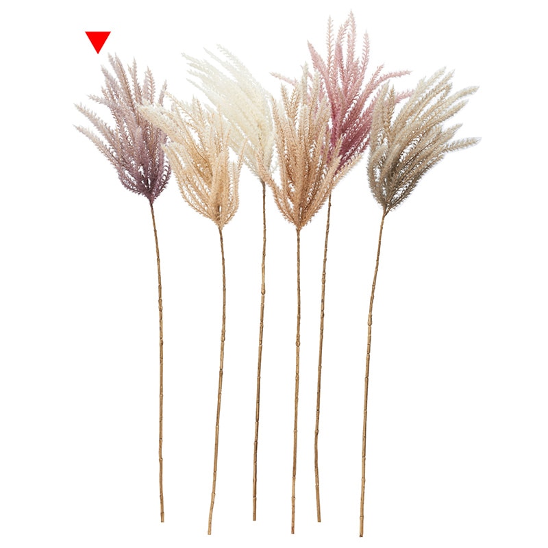 アスカ商会 造花・グリーン A-43999　パンパス #007S　スモークパープル 1本（ご注文単位1本）【直送品】