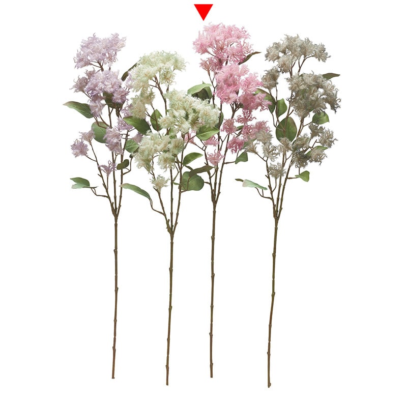 アスカ商会 造花・グリーン A-44000　スモークツリー #055　モーブ 1本（ご注文単位1本）【直送品】