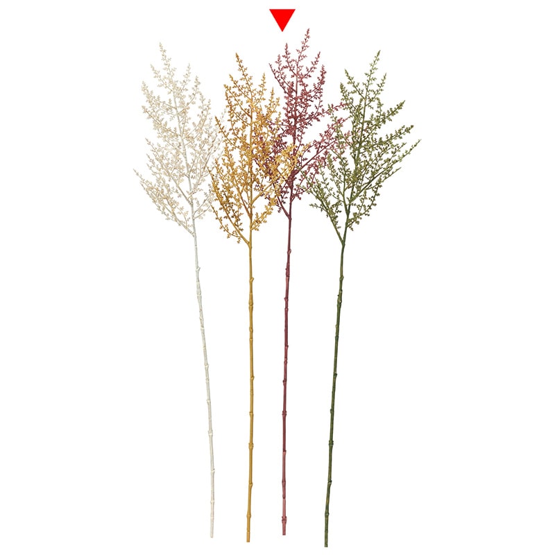 アスカ商会 造花・グリーン A-44007　アランカススプレー #028R　ブラウンレッド 1本（ご注文単位1本）【直送品】