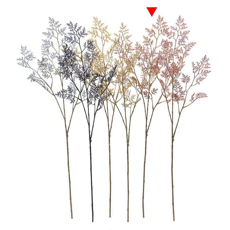 アスカ商会 造花 A-34425　リモニウム #030　オレンジ 1本（ご注文単位1本）【直送品】