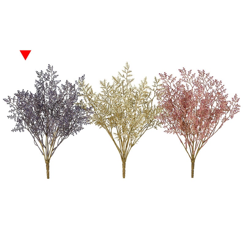 アスカ商会 造花 A-34426　リモニウムブッシュ #007　パープル 1本（ご注文単位1本）【直送品】