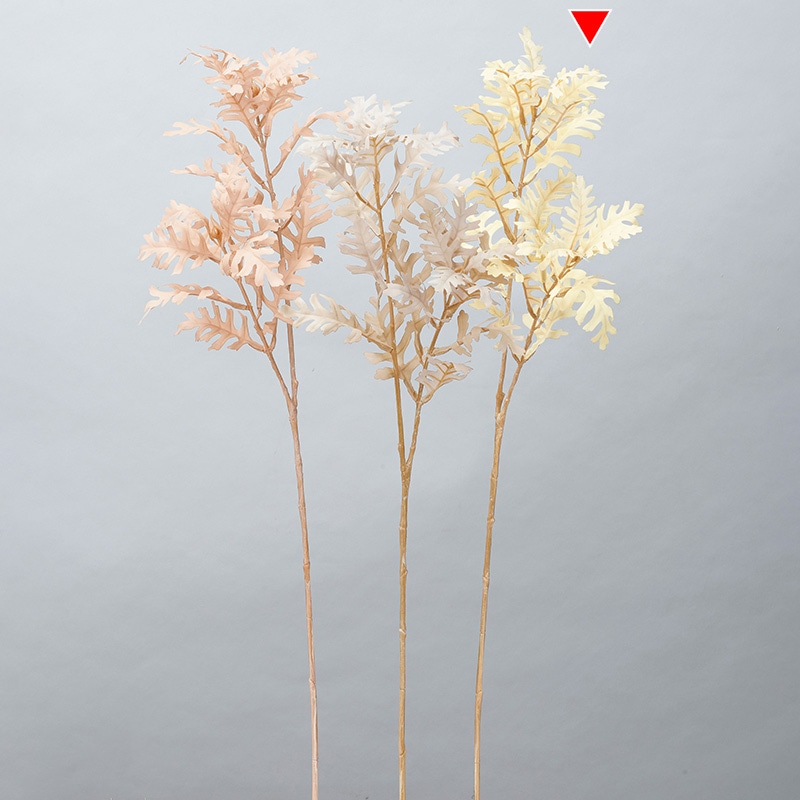 アスカ商会 造花・グリーン A-44015　ダスティミラー #011　クリームホワイト 1本（ご注文単位1本）【直送品】