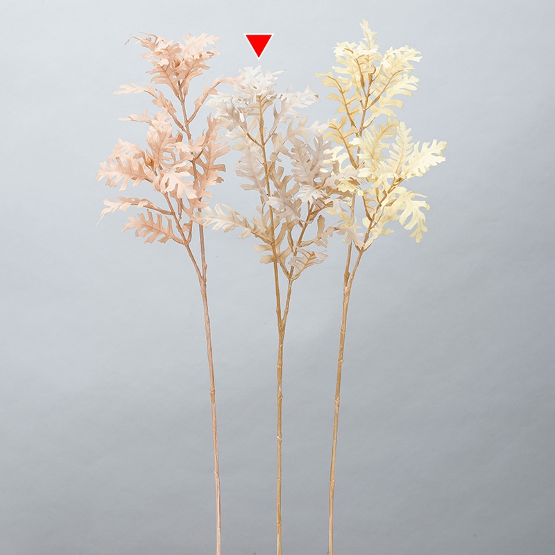 アスカ商会 造花・グリーン A-44015　ダスティミラー #008　ベージュ 1本（ご注文単位1本）【直送品】