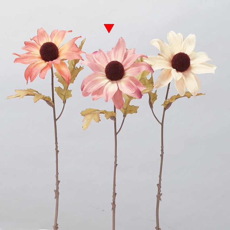 アスカ商会 造花 A-34450　ルドベキア #055C　クリームモーブ 1本（ご注文単位1本）【直送品】