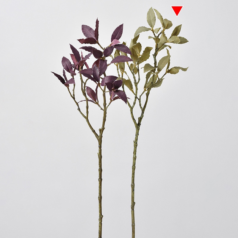 アスカ商会 造花・グリーン A-44049 ベイリーフスプレー #053S セージグリーン 1本(ご注文単位1本)【直送品】